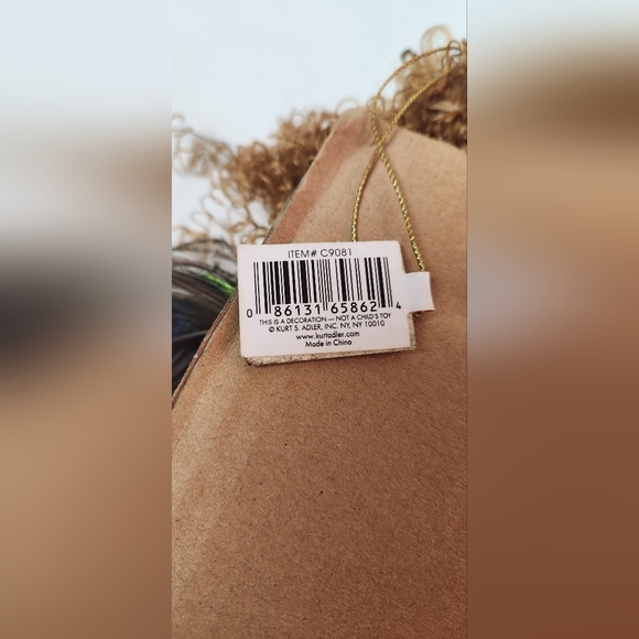 Kurt Stadler Lady Peacock Fairy Hanging Ornament - Picture 6 of 6